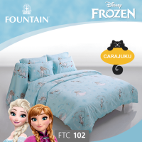 ราคา FOUNTAIN ชุดผ้าปูที่นอน ไม่รวมผ้านวม 3 5ฟุต 5ฟุต 6ฟุต โฟรเซ่น Frozen เลือกสินค้าที่ตัวเลือก TOTAL ฟาวเท่น ผ้าปู เจ้าหญิง อันนา เอลซ่า Princess (12544839510)