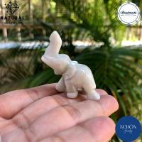 ราคา ช้างหยก ช้างมงคล หยกพม่า แกะสลักมือ ขนาด 19 32 มิล โดยประมาณ เสริมฮวงจุ้ย เสริมฮ้วงจุ้ยโตะทำงาน เสริมดวง หยกแท้100 (16749551779)