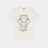 ราคา เสื้อยืดกีฬา KENZ Kenzo Takada Nigo หัวเสือสีชมพูสีน้ำเงินพิมพ์ลายช้างแขนสั้นผู้ชายและผู้หญิง (20478634695)