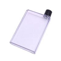 ราคา HUAIIY พลาสติก เกรดอาหาร แบบพกพา แบน โปร่งใส 420ml กาต้มน้ำ เครื่องดื่ม ขวดน้ำดื่ม ขวดน้ำ (14003262844)