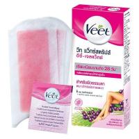 ราคา VEET ผลิตภัณฑ์กำจัดขน วีท แว็กซ์สตริปส์ เรียบเนียนนานถึง 28 วัน 6 แผ่น (20524328129)