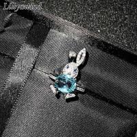 ราคา Liliyawind Full Diamond Blue Topaz อัญมณีน่ารักกระต่ายแหวนสร้อยคอต่างหูสำหรับผู้หญิงเครื่องประดับ Gifts (9075810411)