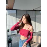 ราคา BEMYCHIC เสื้อกลิตเตอร์แขนยาว เสื้อวิ้งๆ เสื้อปาดไหล่แขนยาว เสื้อใส่เที่ยว รุ่น baby (17407424730)