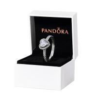 ราคา Pandora Ring With Box Promise Ring Bridal Wedding 925 Silver Crystal Love Heart Ring Engagement Ring Cubic Zirconia Diamond Ring Ring Wholesale (20169801847)