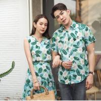 ราคา ชุดคู่ ชุดคู่ไปทะเล ชุดคู่ลายดอก ชุดคู่วินเทจ เสื้อคู่ลายดอก ชุดคู่สวยๆ เสื้อคู่ ชุดถ่ายprewedding ชุดคู่รัก VSM 2043 (19609091215)
