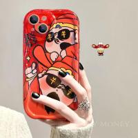 ราคา เคสสำหรับ Huawei Y7A Y9S Y9PRIME 2019 NOVA5T NOVA7i NOVA7 NOVA7SE NOVA8 NOVA9 NOVA9SE NOVA10 NOVA10PRO NOVAY70 NOVAY70PLUS P30 P30PRO P40 P40PRO P50 P50PRO การ์ตูนน่ารักช่องใหม่สีแดงใหญ่สองเทพเจ้าแห่ง