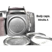 ราคา ฝาปิดบอดี้กล้อง ยี่ห้อ MINOLTA camera body cap BC 1000 for Maxxum AF SONY Alpha Dynax A mount Genuine ฝาบอดี้ Minolta ของแท้ด้านหน้ามีโลโก้ Minolta (15442507375)