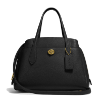 ราคา กระเป๋าถือ COACH แท้ หนังแท้ หนังนิ่ม ทรงสวยหรู จาก Shop ช่องเยอะ มีสายยาว COACH 91740 LORA CARRYALL 30 IN PEBBLE LEATHER (7173798324)