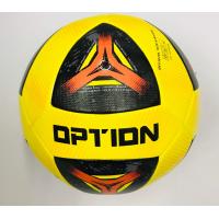 ราคา Option sport ลูกฟุตบอลหนังเย็บ เบอร์ 5 ออฟชั่น OPTION Football No 5 แถมฟรี ตาข่ายใส่ฟุตบอล และ เข็มสูบลม สีเหลือง (4528442441)