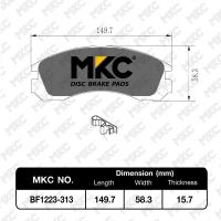 ราคา ผ้าเบรคหน้า หลัง MITSUBISHI STRADA สตราด้า L200 2 52 8 2WD4WD ปี 1996 2005 CYCLONE 2 5 ปี 1987 1995 ผ้าเบรค MKC (15432126783)