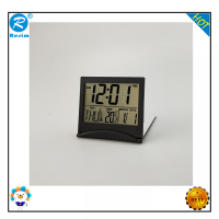 ราคา Resim Folding Desktop Perpetual Calendar Electronic Clock Ultra Thin Travel With Date Temperature Alarm Clock (16088639635)