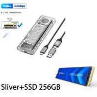 ราคา ORICO 40Gbps M 2 USB4 SSD NVMe พร้อมพัดลมทำความเย็น M2เคสปิด NVMe เข้ากันได้กับ Thunderbolt 3 4 USB3 2สำหรับ MacBook Pro TCM2 U4 (21068724104)