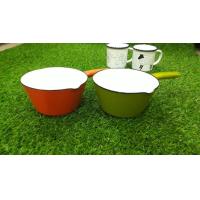 ราคา กะทะอีนาเมล Milk Pan ขนาดเส้นผ่าศูนย์กลาง 14 cm ราคาต่อชิ้น (18873636732)