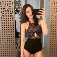 ราคา ชุดว่ายน้ำวันพีชราคาถูก ชุดว่ายน้ำผู้หญิง ชุดว่ายน้ำผู้หญิง สีดำซีทรูพร้อม Bikins ชุดว่ายน้ำวันพีช (16729105186)