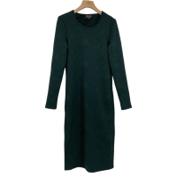 ราคา Topshop เดรสแขนยาวสีเขียวเข้ม Used Like New Preloved (20629403004)