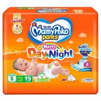 ราคา MamyPoko Happy Day and Night มามีโพโค แพ้นท์ ผ้าอ้อม ผ้าอ้อมเด็ก ผ้าอ้อมเด็กอ่อน ผ้าอ้อมแรกเกิด แพมเพิส แพมเพิสเด็ก กางเกงผ้าอ้อม ไซส์S XXXL 4ห่อ (20954607023)