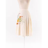 ราคา Miss sixty กระโปรงสีเหลืองอ่อน ดีเทลปักเลื่อมแต่งลายมีซับใน ป้ายแบรนด์ระบุไซส์ M Preloved (20614604786)