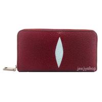 ราคา กระเป๋าสตางค์หนังปลากระเบนผู้หญิงใบยาว แบบซิปเดี่ยว หรือซิปรอบ ผลิตจากหนังปลากระเบนแท้ เลือกสีได้ ช่องการใช้งานที่จำเป็นมีครบ (19502761243)