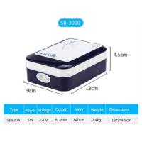 ราคา sobo sb3000ปั้มลมพร้อมแบตเตอรี่ในตัว เมื่อไฟดับจะทำงานโดยอัตโนมัติ โดยใช้พลังงานจากแบตเตอรี่ทำให้ปลามีออกซิเจนตลอดเวลา (20539468660)