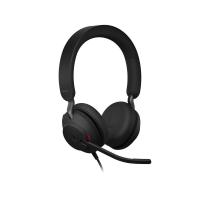 ราคา Jabra Evolve2 40 Stereo Headset หูฟังคุณภาพสูง พอร์ตเชื่อมต่อ USB C MS Duo มีระบบตัดเสียงรบกวน รองรับ Microsoft teams (16785172772)