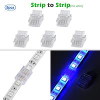 ราคา 4pin RGB เทปสำหรับ IP20 IP65 5050 3528 10มม แถบไฟ LED ไฟสายไฟ Fixing Clamp Quick การเชื่อมต่อ (21170385736)