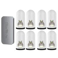 ราคา 20 7 Bluewow Totoro ที่สวมนิ้วเกมคาร์บอนไฟเบอร์สีขาวที่กำหนดเองเพื่อเพลิดเพลินกับสัมผัสผ้าไหมสำหรับเกมมือถือ PUBG หน้าจอสัมผัสที่สวมนิ (20607143159)