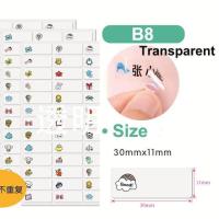 ราคา สติกเกอร์ป้ายชื่อ120ชิ้นสติกเกอร์กันน้ำสำหรับเด็กกระบอกน้ำเครื่องเขียนในโรงเรียนป้ายชื่อ Kawai สำหรับเด็ก (19974454424)