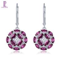 ราคา Lohaspie เครื่องประดับแท้3 5กะรัตต่างหูเงิน925โกเมน Rhodolite ธรรมชาติต่างหูแฟชั่นสำหรับผู้หญิงต่างหูโกเมนแบบห้อยต่างหูโกเมนแบบห้อยสำหรับผู้หญิง (20263914438)