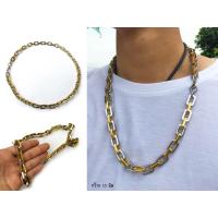 ราคา สร้อยคอโซ่ โซ่ ทองเงิน 10มิล สร้อยคอผู้ชาย สร้อยคอสแตนเลส ผู้ชาย สแตนเลสแท้ 100 (20611230251)