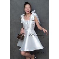 ราคา ป้าย Mirrorsister 20816 4 เดรสดีไซน์คิ้วท์ ช่วงบนเป็นสายเดี่ยวผูกโบว์ตามสไตล์ทั้ง2ข้าง ช่วงล่างกระโปรงบานสวิง (16346442079)