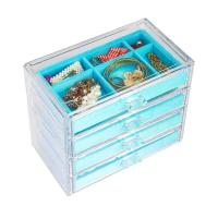 ราคา ชั้นวางเครื่องสำอางกล่องอะคริลิคกล่องเก็บเครื่องสำอางค์อะครีลิคกล่องใส่เครื่องประดับสไตล์โมเดิร์น 3ชั้น 4ชั้น 1012 (8222227772)