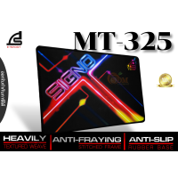 ราคา MOUSE PAD เมาส์แพด SIGNO MT 325 NEONER 1 HEAVILY TEXTURED WEAVE ANTI FRAYING STITCHED FRAME 320x240x4MM ของแท้ (15151162734)