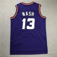 ราคา NBA Jersey Phoenix Suns No 13 Nash Nash Jersey Sports Jerseys The New Retro Mesh purple (19784461554)