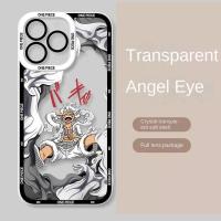 ราคา เคสมือถือสำหรับ Iphone 11 12 13 14 Pro Max 6 6S 7 8 Plus 13 Mini XS Max XR SE 2022เปลือก TPU ใสนุ่มตานางฟ้าอะนิเมะเรื่องวันพีชการ์ตูน Nica Luffy น่ารักซิลิโคนรูปสี่เหลี่ยมใส (19964532202)