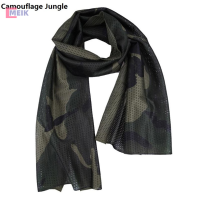 ราคา MEIK ทหารยุทธวิธีลายพรางผ้าพันคอตาข่าย Breathable headband ตาข่ายผ้าพันคอผู้ชาย (20077625447)