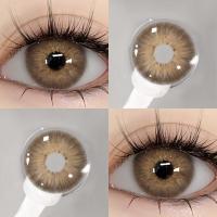 ราคา COD ส่งไวจากไทย Eyeshare คอนแทคเลนส์ Gray Brown Blue ขนาดกลาง คอนแทคเลนส์สีอ่อน KING (20568450353)