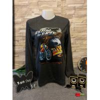 ราคา เสื้อยืดสีพื้นแขนยาวสกรีนลายหน้าหลัง สไตล์วินเทจ เสื้่อยืดสกรีนลายหน้าหลัง วินเทจ 90s (14983754822)