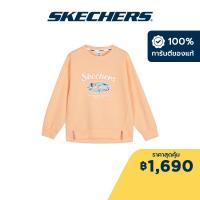 ราคา Skechers สเก็ตเชอร์ส เสื้อสเวตเตอร์เด็กผู้หญิง Girl Pullover Apparel P323G046 02ZN (21058457702)