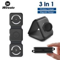 ราคา Wiresto 3 In 1ที่ชาร์จแบบไร้สายขาตั้งสถานีชาร์จไร้สายพับได้แท่นชาร์จ15W ไร้สายอย่างเร็วที่ชาร์จแบบไร้สายแท่นชาร์จโทรศัพท์สถานีชาร์จแบบรวดเร็วสำหรับนาฬิกาแอปเปิ้ลไอโฟน Airpods (21228474133)