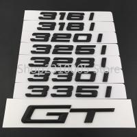ราคา NEW 316i 318i 320i 325i 330i 335i GT Trunk Boot Emblem Letter Badges Car Logo for BMW 3 series F30 F31 F34 E90 E46 Matt Glossy Black (16464484428)