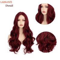 ราคา LANLOVE วิกสีแดงไวน์ลอนสไตล์คลาสสิกคอสเพลย์ชุดทีวีวิกผมนุ่มระบายอากาศได้สำหรับผู้หญิงเด็กผู้หญิงผมใช้ในทุกวันสไตล์คลาสสิกวิกผมสีแดงไวน์หยิกคอสเพลย์ซีรีส์ทีวีระบายอากาศได้วิกผมนุ่มสำหรับผู้หญิงเด็กผู้ห