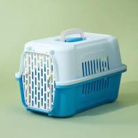 ราคา กล่องเดินทางสัตว์เลี้ยง พร้อมชามอาหาร บล็อคเดินทาง บล็อคใส่แมว กล่องใส่แมว กระเป๋าแมว กล่องเดินทางสุนัข กระเป๋าสุนัข (19553247698)