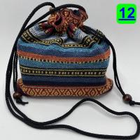 ราคา WOW กระเป๋าสะพายผ้านากา ผ้าพื้นเมือง หูรูด สายเชือกดำ ขนาด 81 2 นิ้วx 8 12 นิ้ว โดยประมาณ สายเชือกยาว 43 cm โดยประมาณ มี12 แบบ ให้เลือก จุใจ (12823420224)