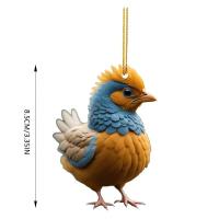 ราคา ชุดเครื่องประดับรูปไก่ไก่รูปสัตว์สุดสร้างสรรค์โคมไฟอะคริลิกต้นคริสต์มาสภายในรถยนต์พวงกุญแจอัตโนมัติจี้ห้อยประดับของขวัญวันคริสต์มาส (21170671324)
