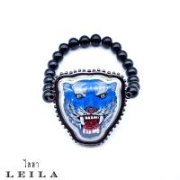 ราคา Leila Amulets พญาเสือโคร่ง ห่วงข้าง พร้อมกำไลหินฟรีตามรูป (8766663642)