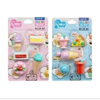 ราคา ชุดยางลบแฟนซี 5 ชิ้น ลายอาหาร ทหาร Sweet Cake Animal ลายเจ้าหญิง ราคาต่อ 1 แพค คละลาย (19526856906)