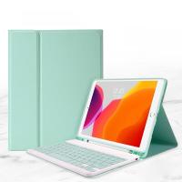 ราคา ส่งจากไทย เคสคีย์บอร์ด พิมพ์ไทย Case iPad Thai Keyboard for iPad 9 7 gen7 เคสไอแพด มีช่องใส่ปากกา Bluetooth Keyboard ภาษาไทยfor iPad Air 3 iPad 9 7 2018Air2 เคสคีย์บอร์ด (7773157013)
