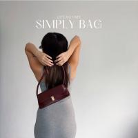 ราคา SIMPLY BAG I กระเป๋าถือผู้หญิงมินิมอล กระเป๋าสะพายไหล่ผู้หญิงสไตล์ลูกคุณ กระเป๋าถือเกาหลี กระเป๋าคล้องไหล่ (19457076953)