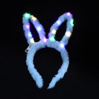 ราคา ที่คาดผมหูไฟ LED ที่คาดผมหูกระต่ายเรืองแสงอุปกรณ์เสริมหมวกคลุมหัวที่คาดผมรูปกระต่ายหูกระต่าย1ชิ้น (21093791495)
