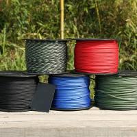 ราคา เชือกพาราคอร์ด550lb เกรดเชิงพาณิชย์ Mil Spec Type III 9 Strand Paracord Military Survival Rope Cord (17271996381)